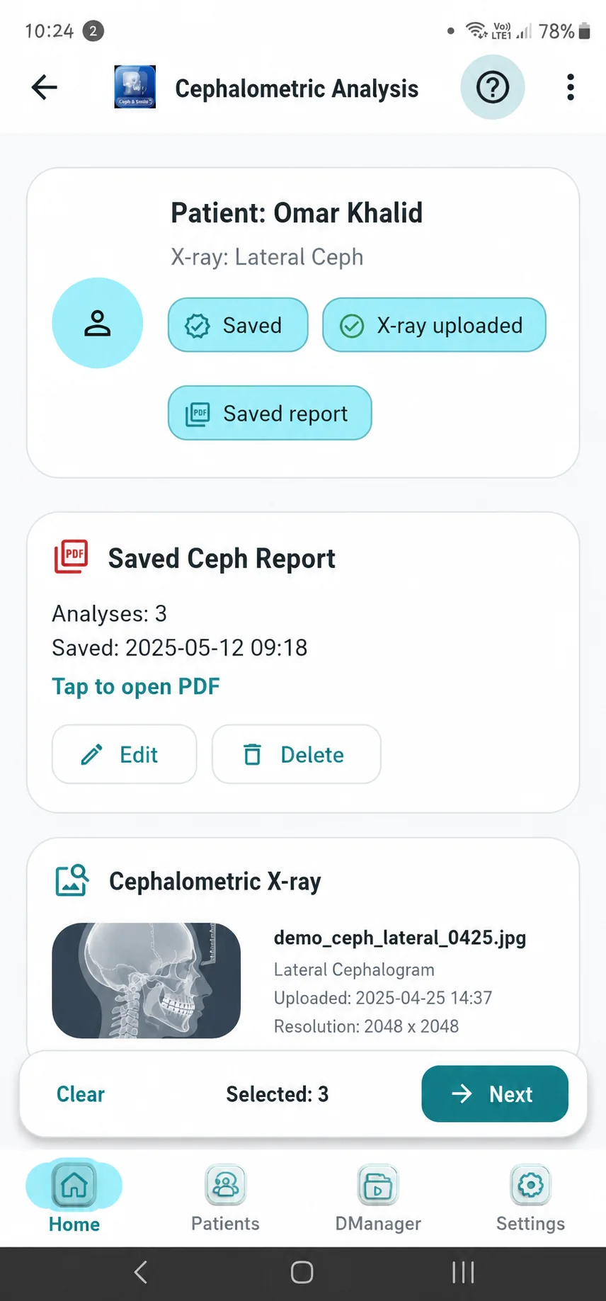 app screen