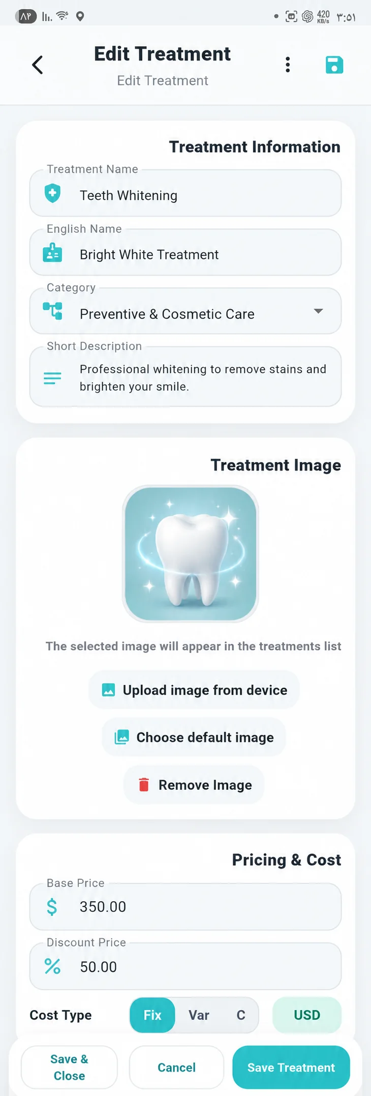 Dental Cam app screen 15