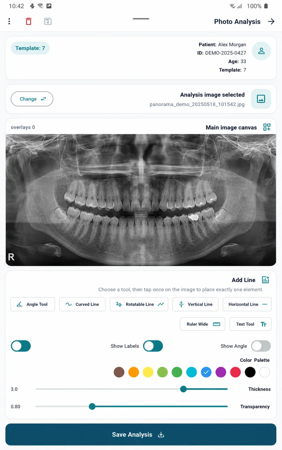 Dental Cam app screen 28
